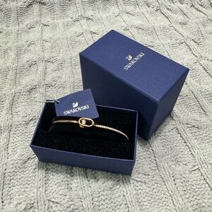 Rose Gold Swarovski Oval Bracelet